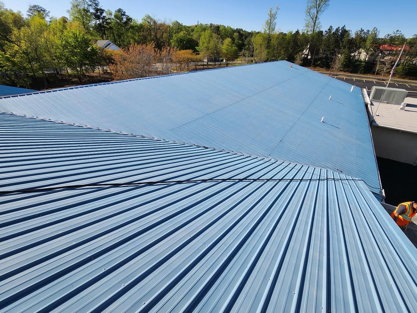 Metal roof inspection