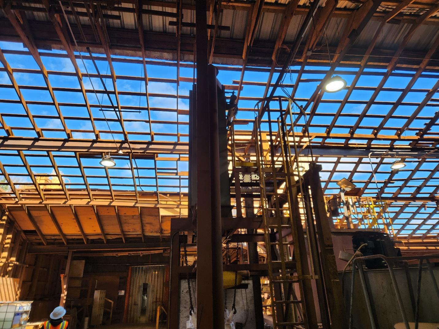 Commercial roof replacement