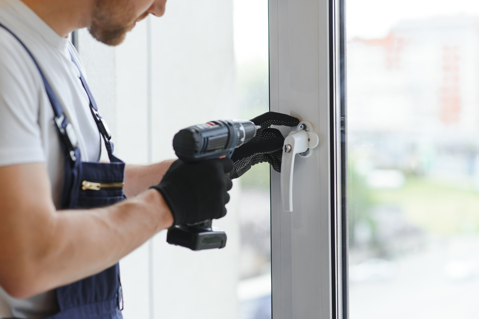 man installing window handle using power drill 2026 01 09 00 57 11 utc Large